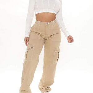 NWT Fashion Nova Cargo Carpenter Pants